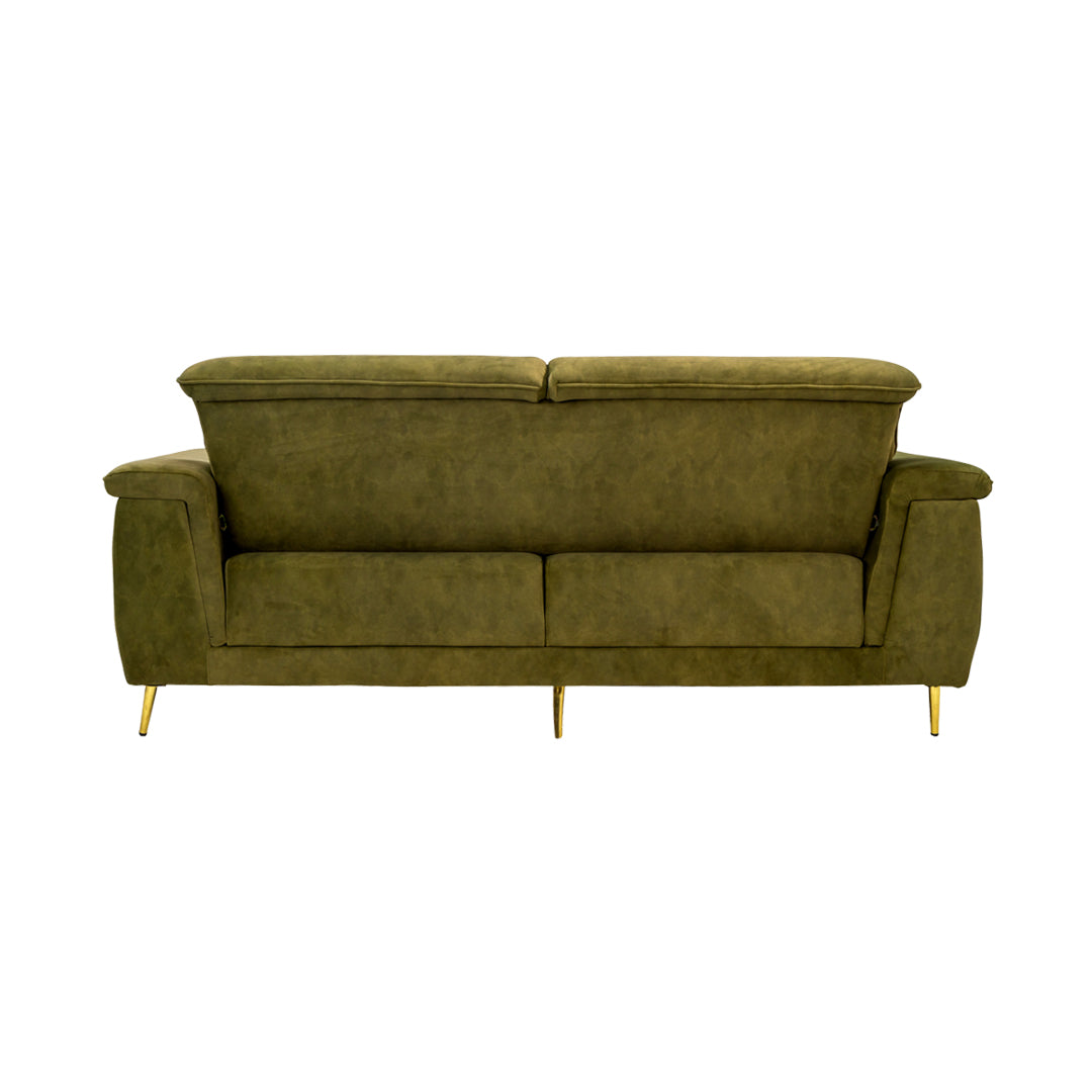 Amster Pro Comfort Fabric Sofa Set (3+1+1-Seater) - Green_7