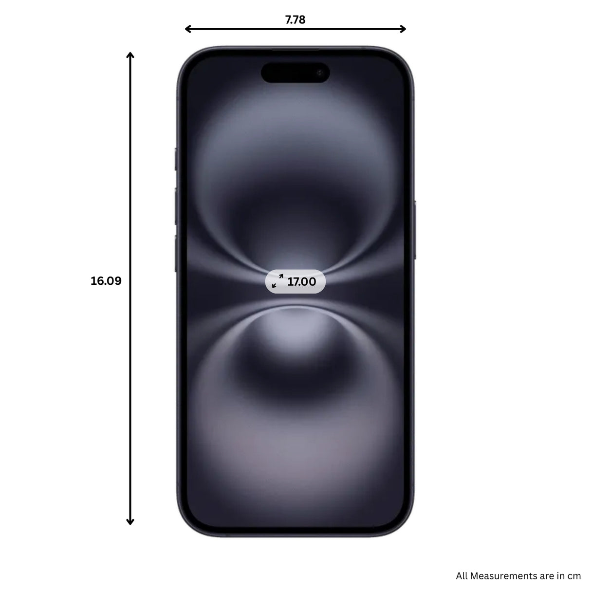 Apple iPhone 16 Plus 5G (128 GB, Black)