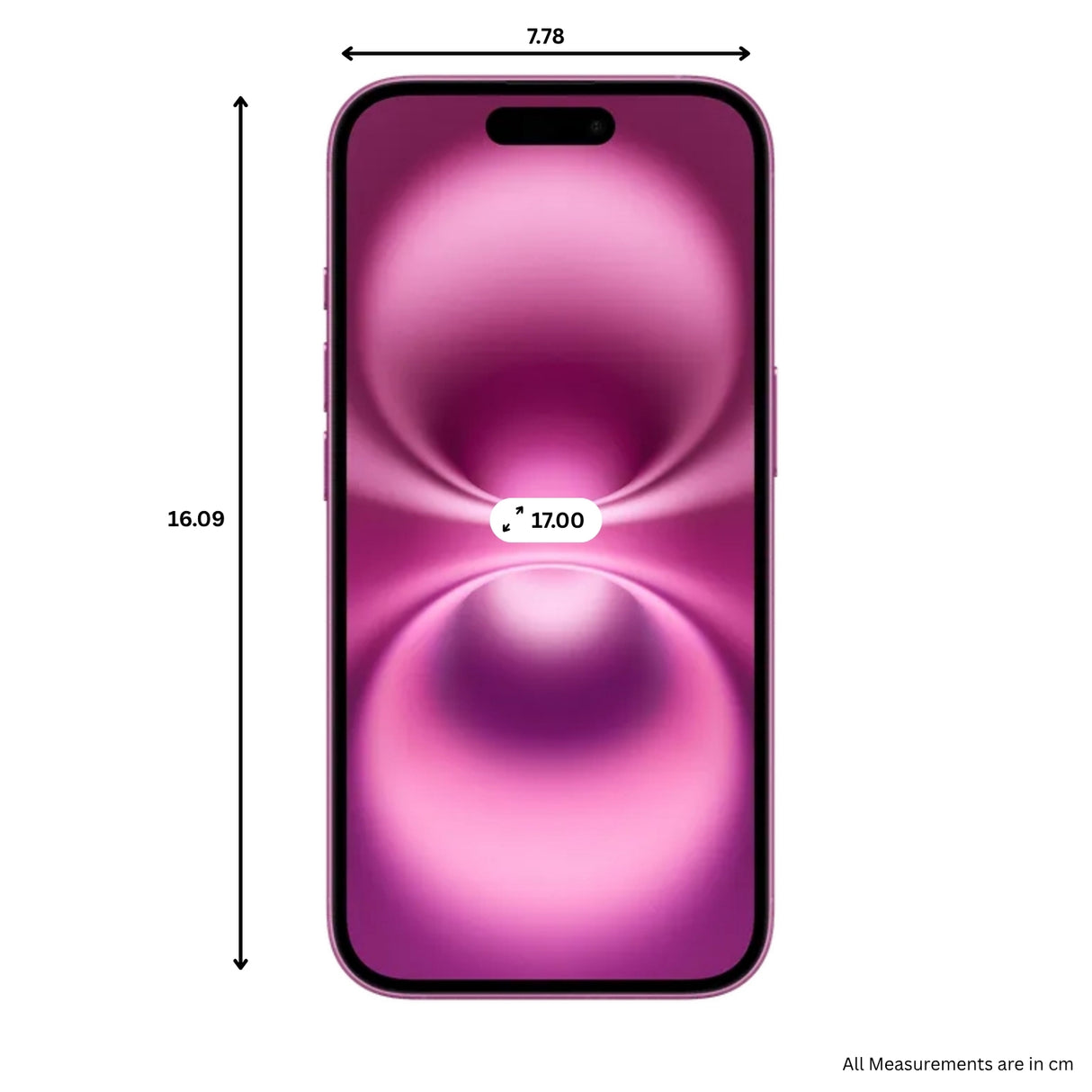 Apple iPhone 16 Plus 5G (128 GB, Pink)