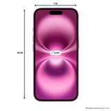 Apple iPhone 16 Plus 5G (128 GB, Pink)