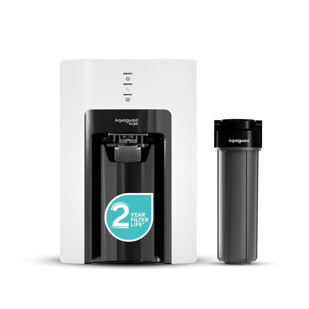 Aquaguard Sure Champ RO+UV Water Purifier 6 L – White