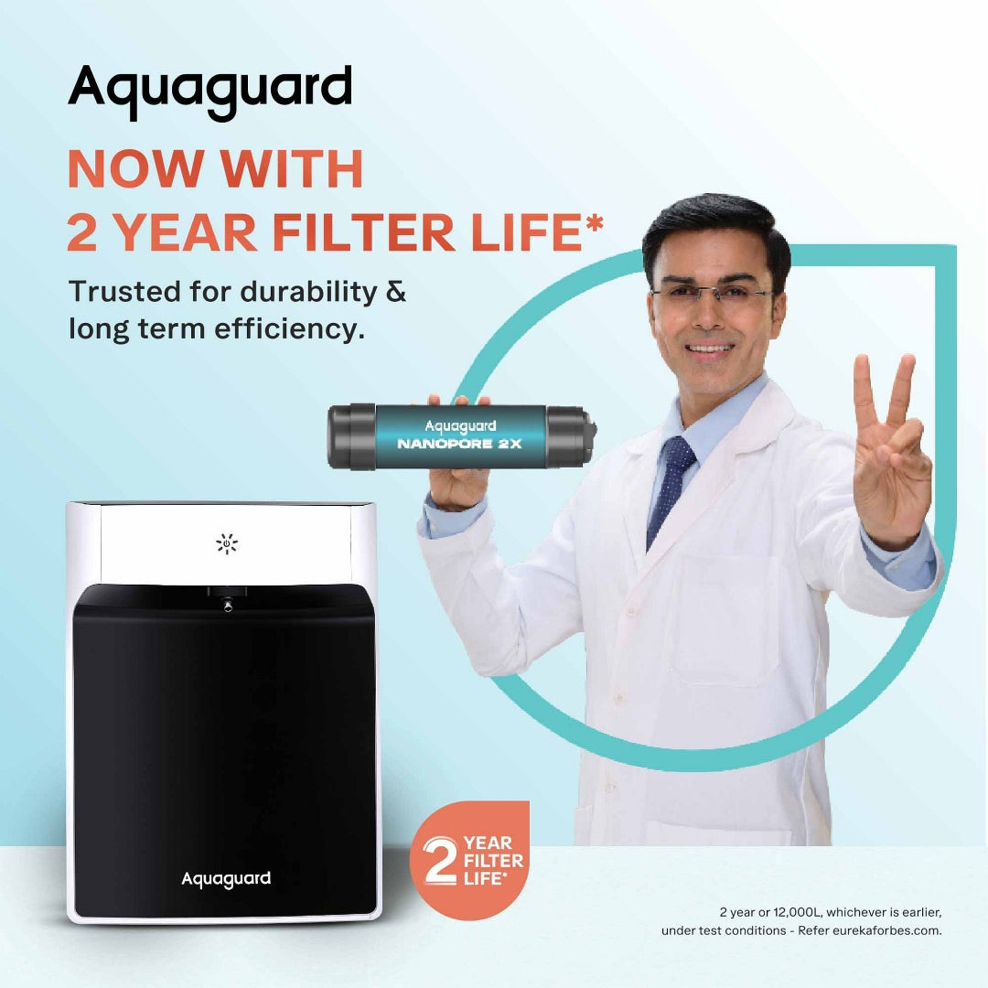 Aquaguard Enrich Booster Water Purifier 6 L - White and Black_6