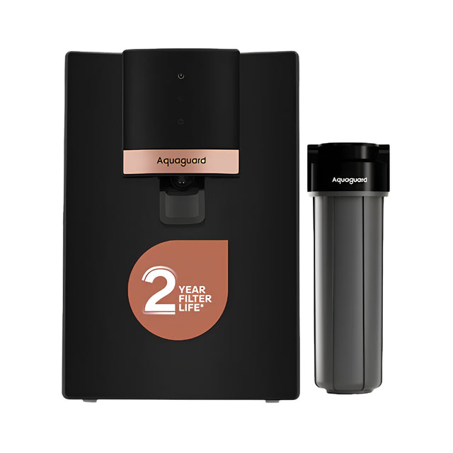 Aquaguard Enrich Neo RO + UV Water Purifier 6 L - Black_Front View