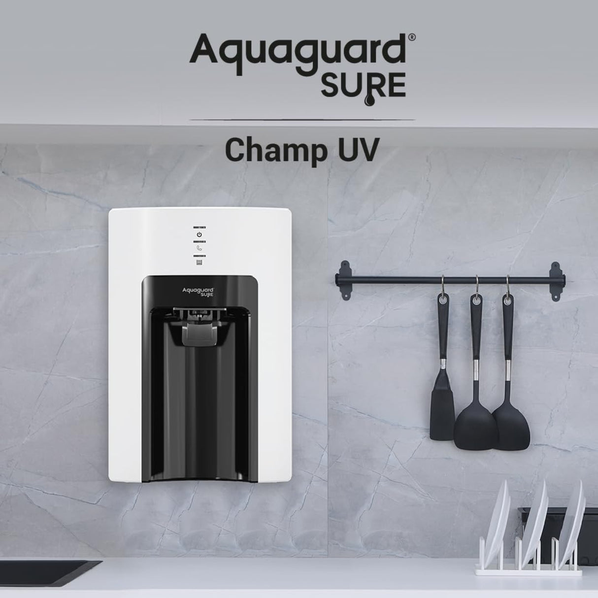 Aquaguard Sure Champ UV Water Purifier 7 L – White and Black_5