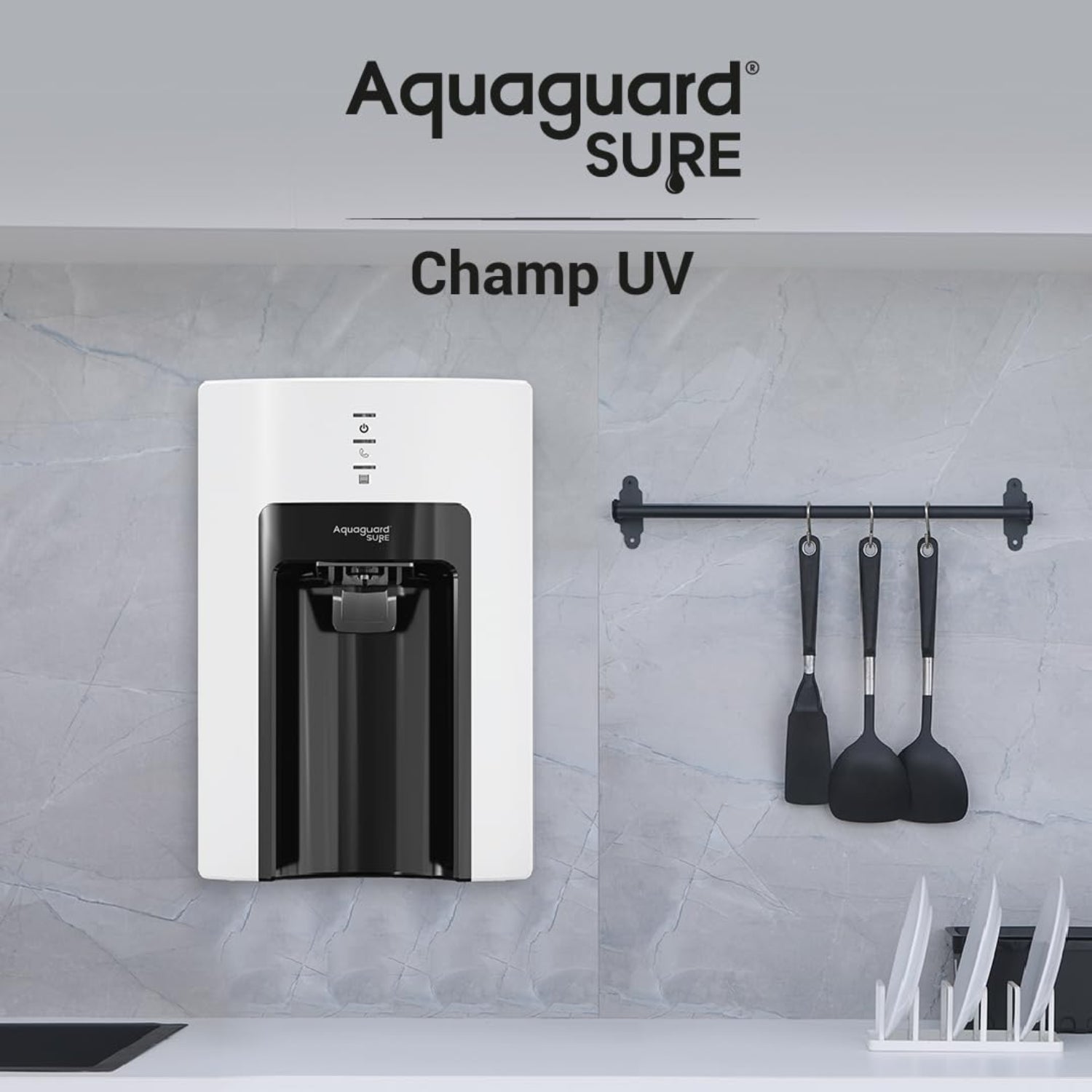 Aquaguard Sure Champ UV Water Purifier 7 L – White and Black_5