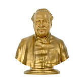 Arignar Anna Bust 8 in Sculpture - Gold