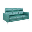 Asmara Comfort Rexine Sofa 3-Seater - Green_1
