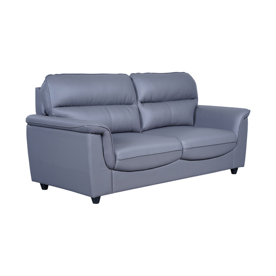 Astana Comfort Rexine Sofa 3-Seater - Light Grey