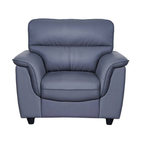 Astana Comfort Rexine Sofa 1-Seater - Light Grey_2
