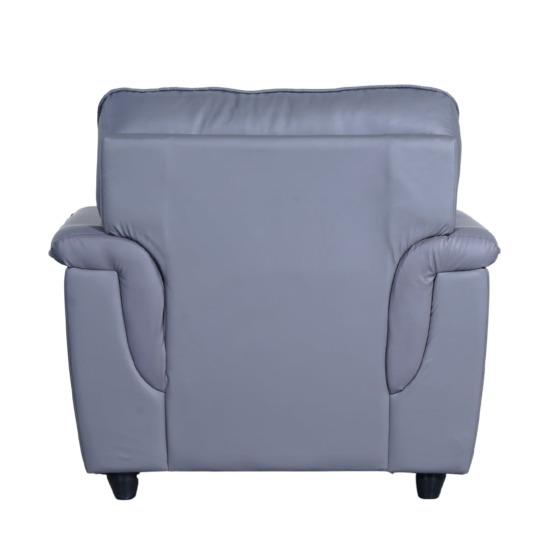 Astana Comfort Rexine Sofa 1-Seater - Light Grey_4
