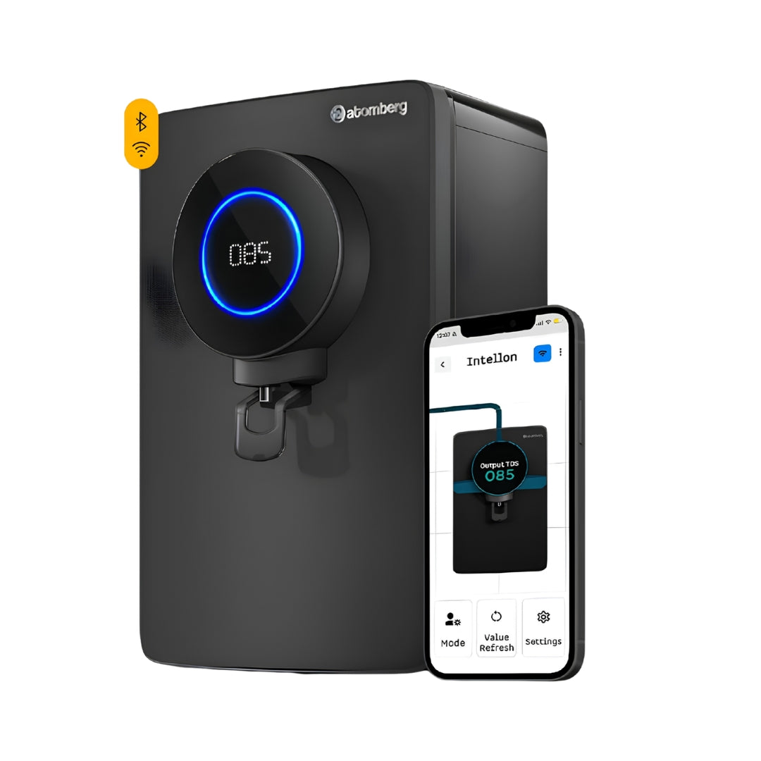 Atomberg Intellon Water Purifier 8 L - Black_Front View