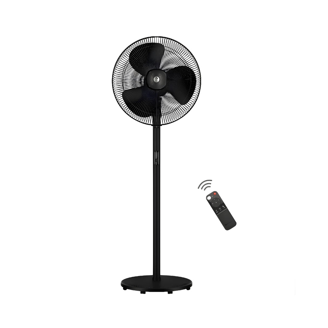 Atomberg Renesa Pedestal Fan 400 mm - Midnight Black_Front View