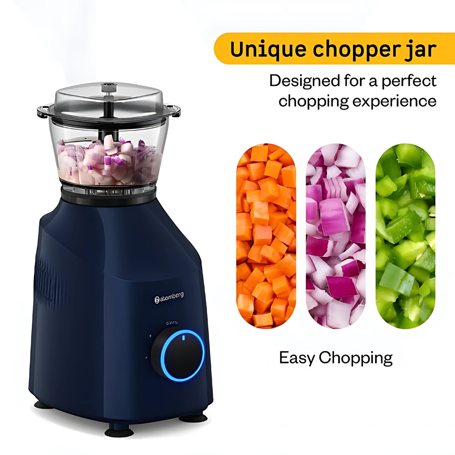 Atomberg Yulia Mixer Grinder 485W BLDC Motor - Ritz Blue_6