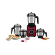 Atomberg Zenova 550W BLDC Powerful Motor with 4 Jars Mixer Grinder – Red Wine Finish_Front View