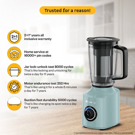 Atomberg Zenova Fresh FG1315 550W 4 Jars BLDC Motor Mixer Grinder – Misty Teal_11
