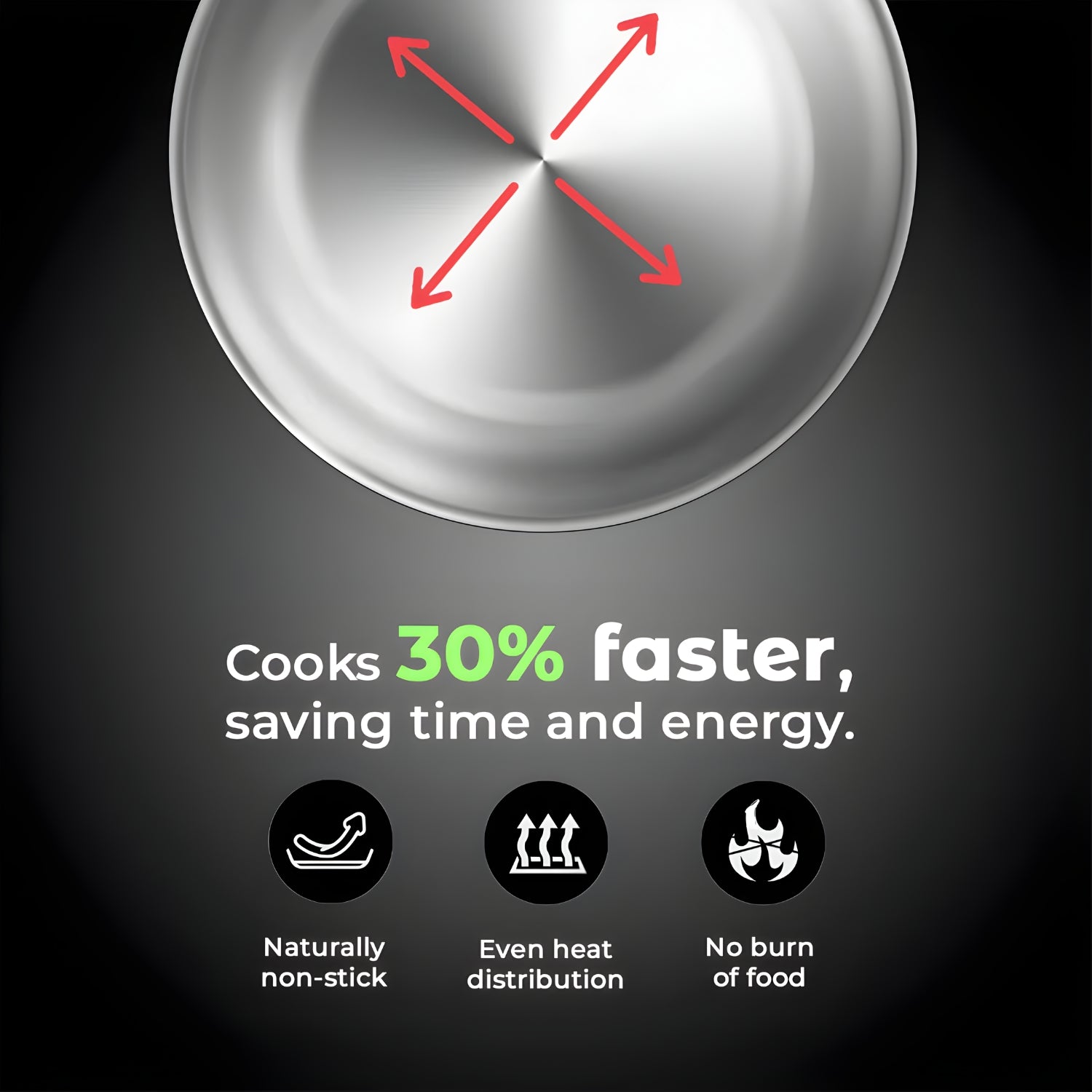 Avias AVI3 Triply SS Sauce Pan with Lid - 16 cm \ 1.5 L_3
