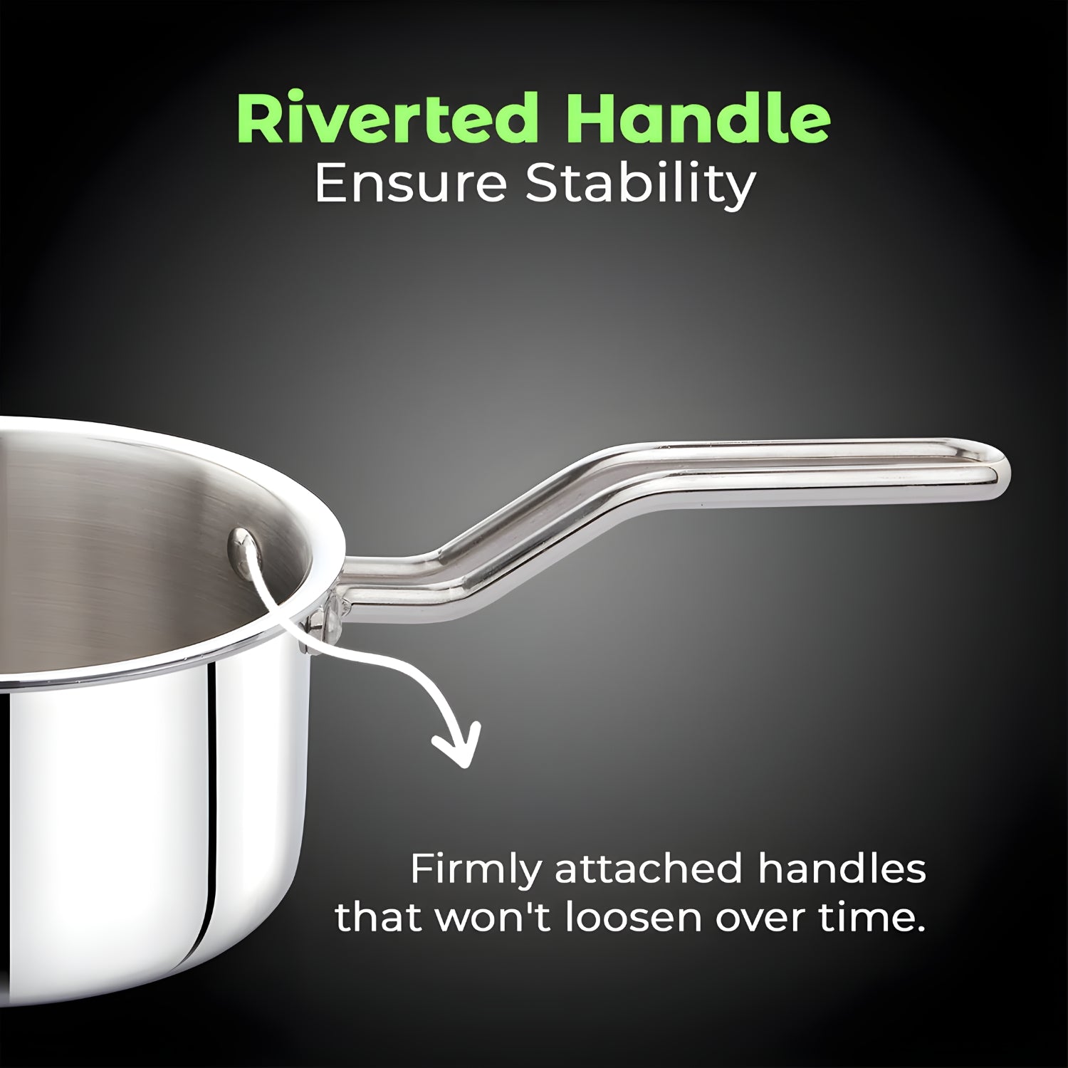 Avias AVI3 Triply SS Sauce Pan with Lid - 16 cm \ 1.5 L_4