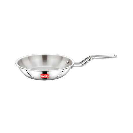 Avias AVI3 Triply Stainless Steel Fry Pan 22 cm \ 1.25 L_Front View