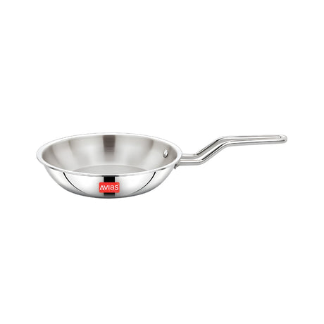 Avias AVI3 Triply Stainless Steel Fry Pan 24 cm \ 1.5 L_Front View