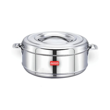 Avias Astra SS Double Wall Casserole with SS Lid 1000 ml_Front View