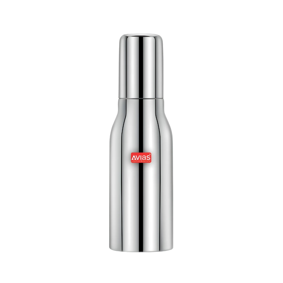 Avias Ezee SS Oil Dispenser Slant with SS Lid 500 ml_Front View