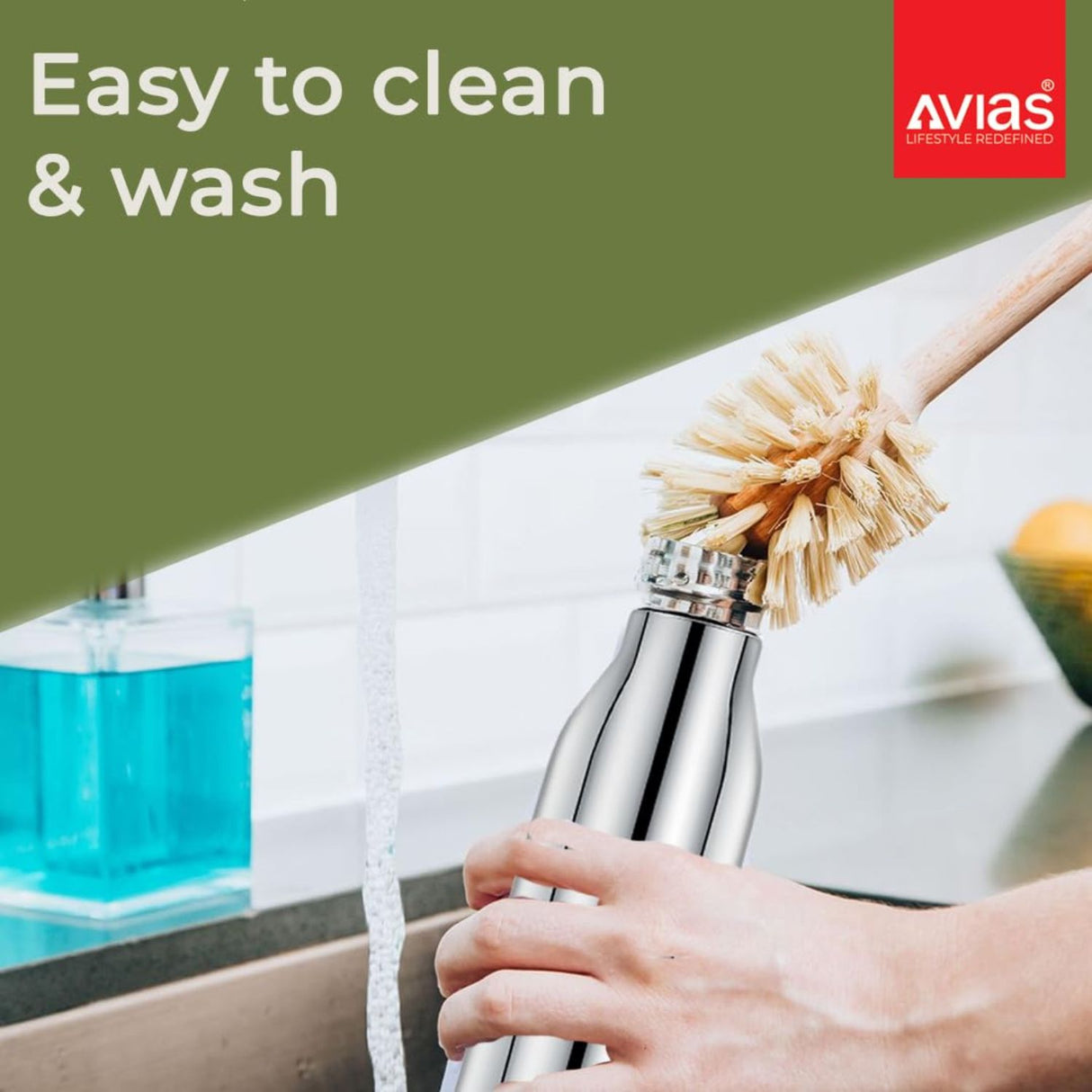 Avias Ezee SS Oil Dispenser Slant with SS Lid 700 ml_6