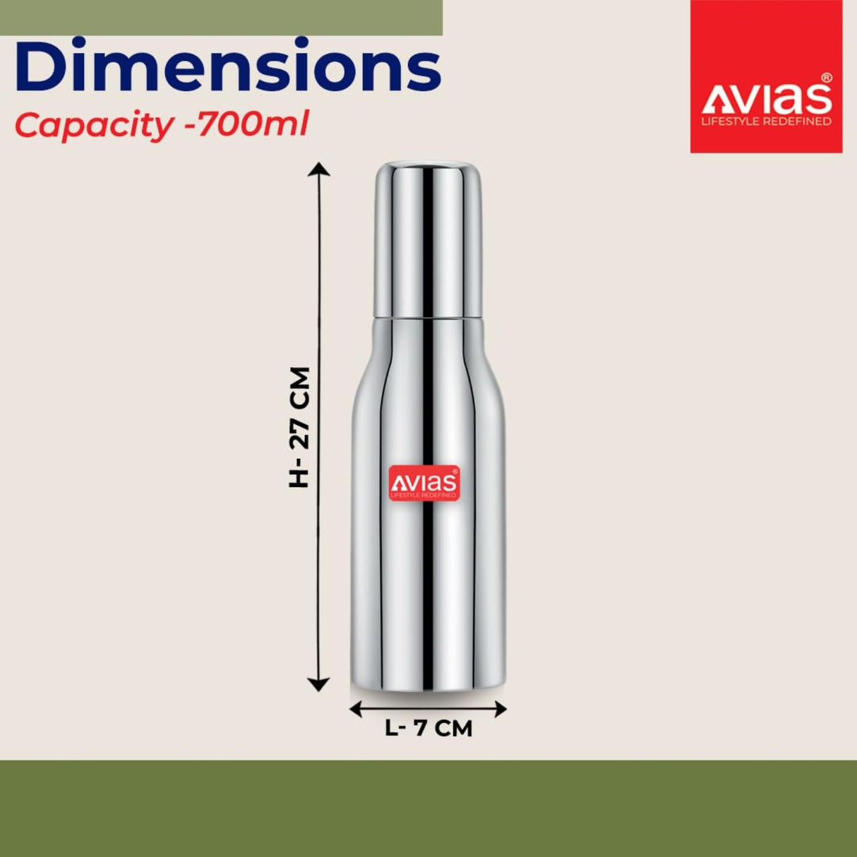 Avias Ezee SS Oil Dispenser Slant with SS Lid 700 ml_7