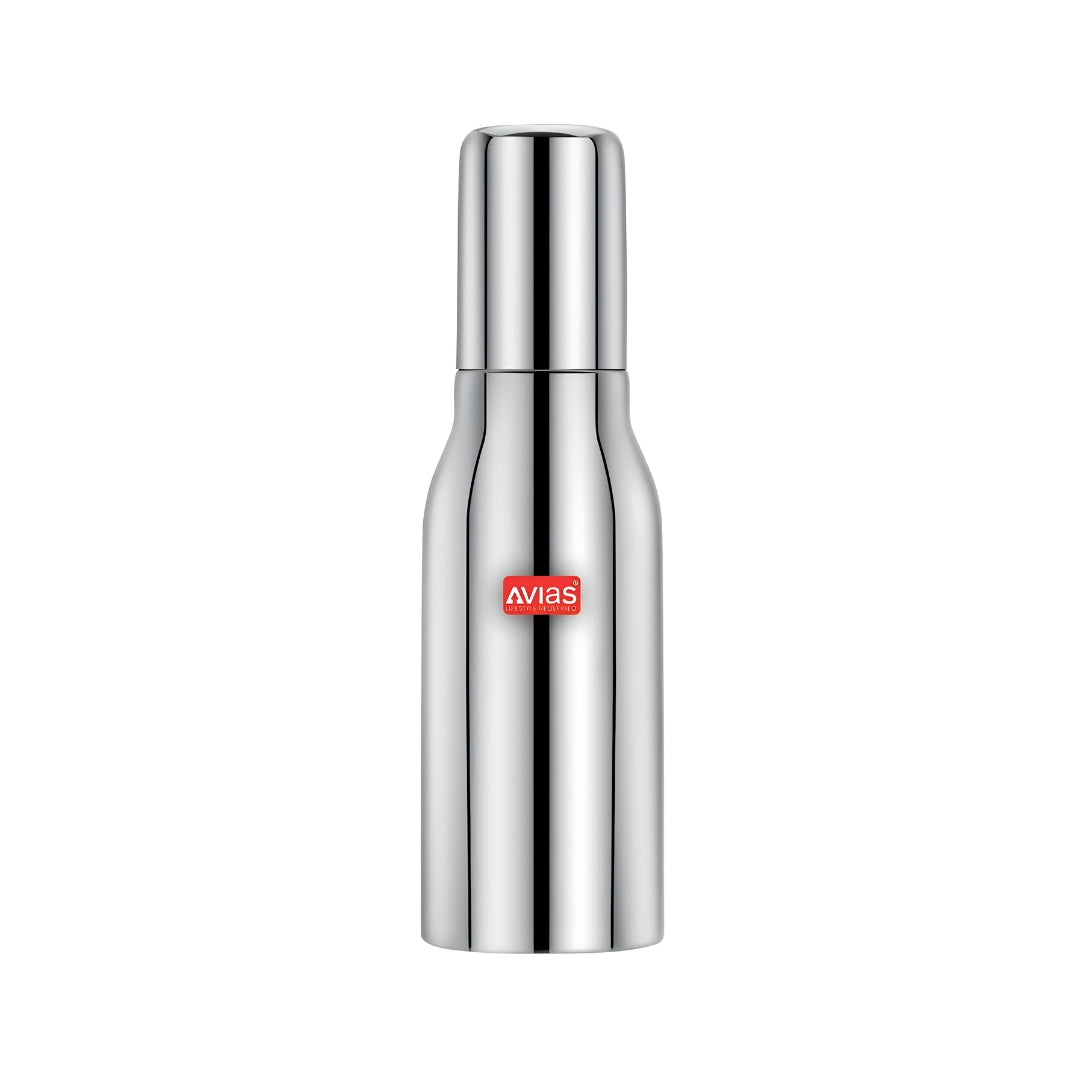 Avias Ezee SS Oil Dispenser Slant with SS Lid 700 ml_Front View