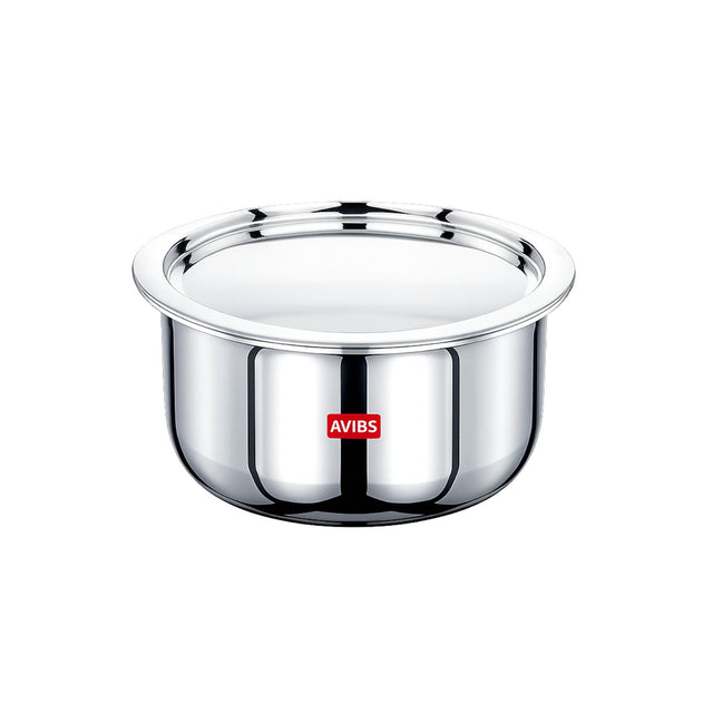 Avias Riara Premium Stainless Steel Triply Tope with SS Lid 16 cm \ 1.5 L_1