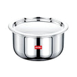 Avias Riara Premium Triply Stainless Steel Tope with SS Lid 14 cm _ 1.1 L _Front View