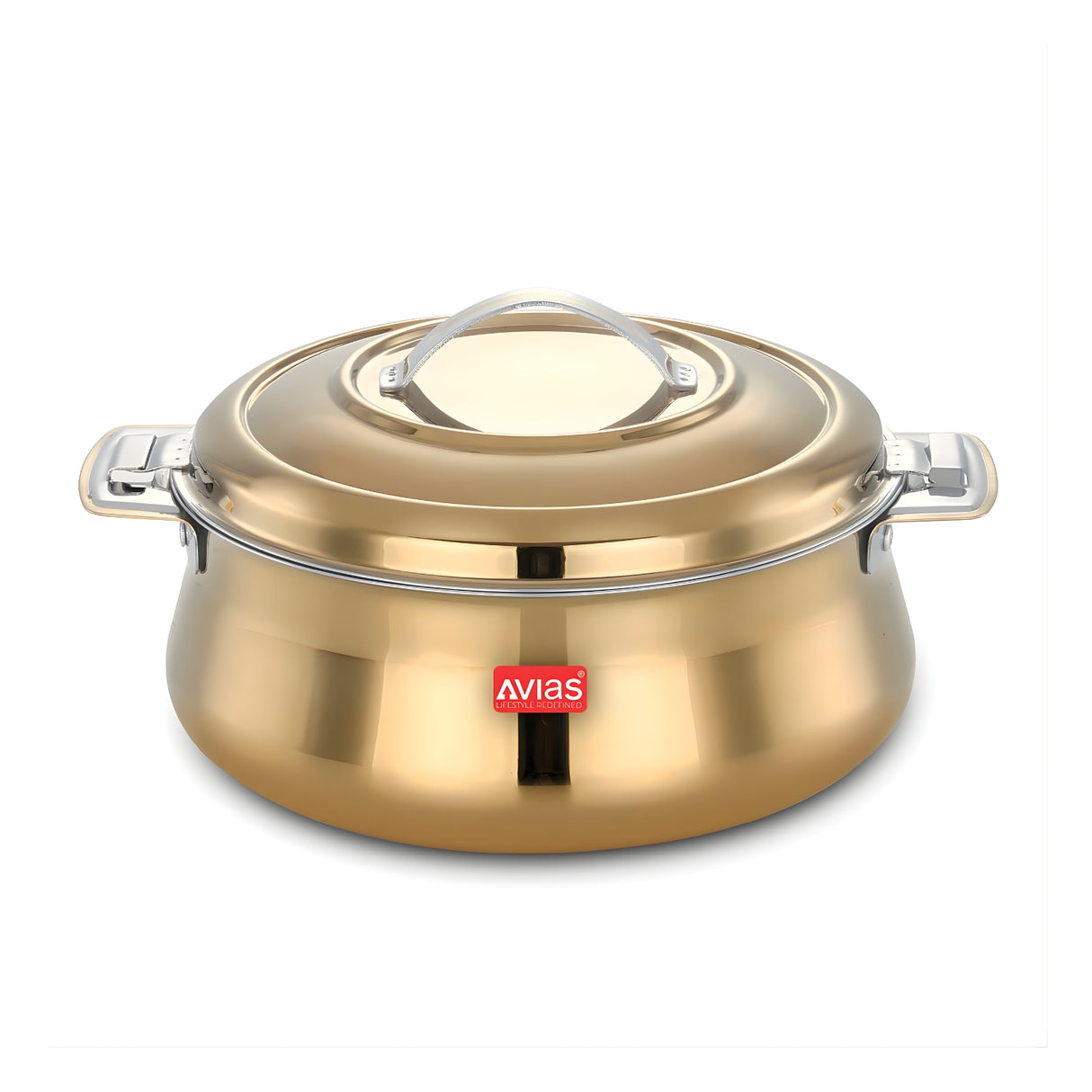 Avias Riara SS Casserole with Lid 2500 ml - Gold_1