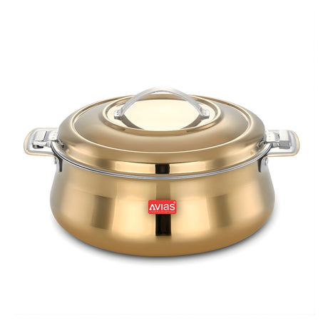 Avias Riara SS Casserole with Lid 2500 ml - Gold_1