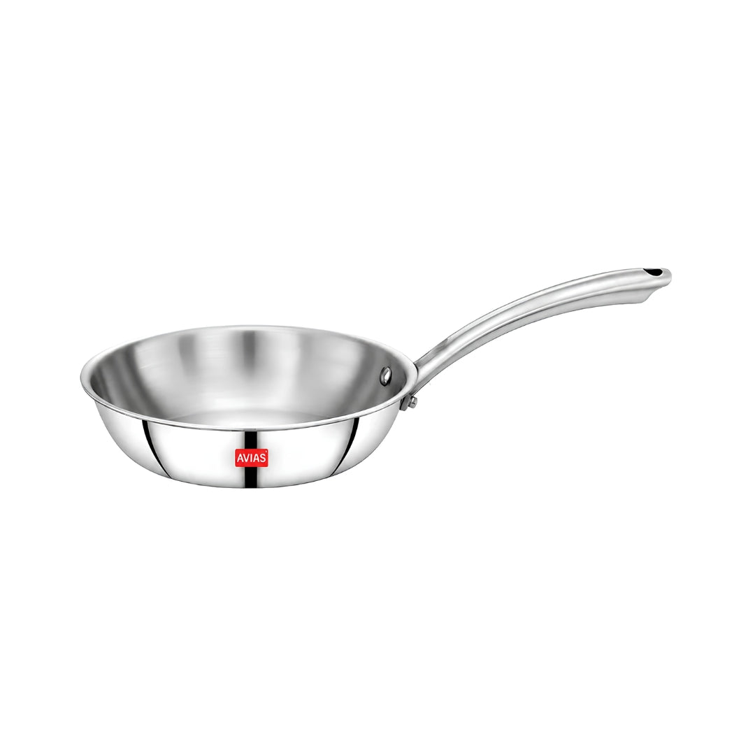 Avias Riara Triply Stainless Steel Fry Pan 20 cm \ 1 L
