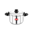 Avias Stainless Steel Strainer Pot Built-in Strainer with SS Lid 3.7 L_1