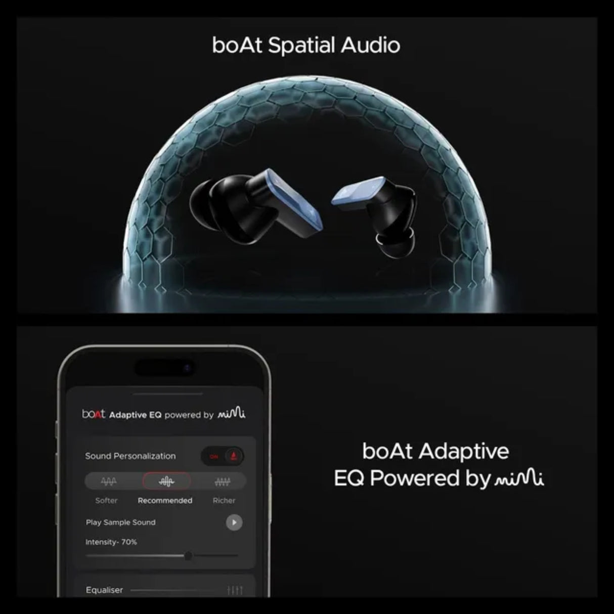 Boat Nirvana X True Wireless Earbuds - Mist Blue_4