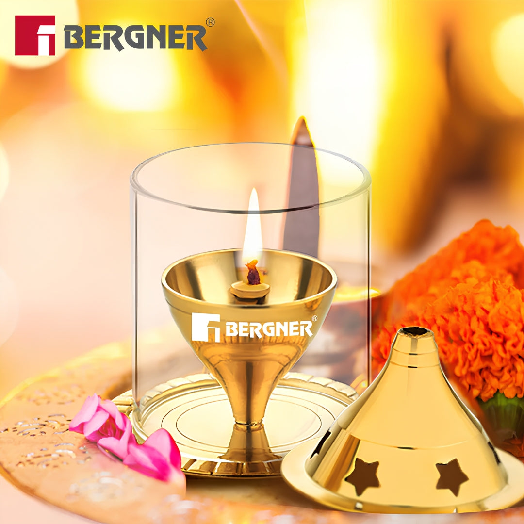 BERGNER BGIN-6720 Brass Diya – Small_Features view _3