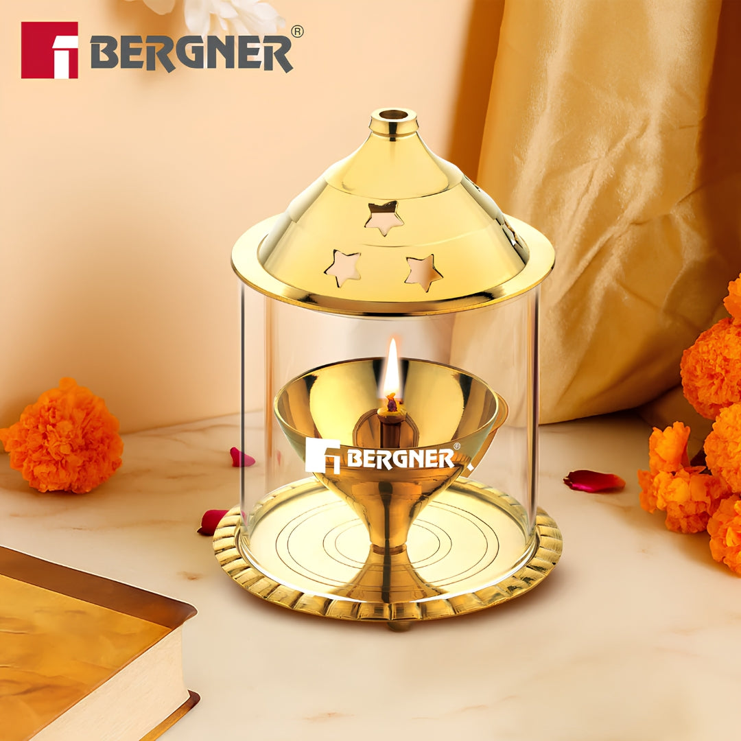 BERGNER BGIN-6721 Brass Diya – Medium_Features view_4