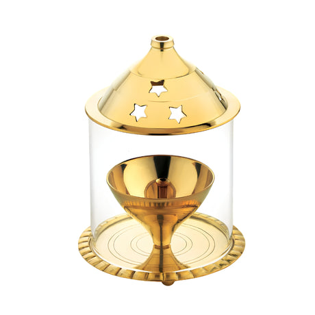 BERGNER BGIN-6721 Brass Diya – Medium_Front view