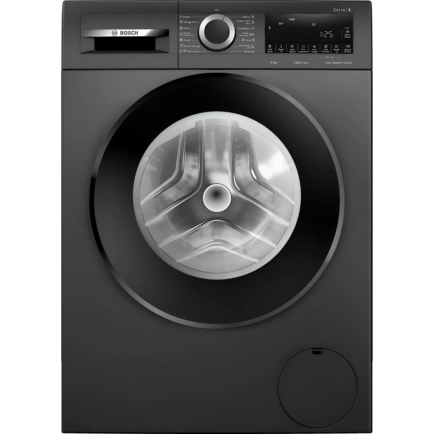 BOSCH Series 6 WGA244ZTIN Fully Automatic Front Load Washing Machine 9 kg – Dark Gray_1