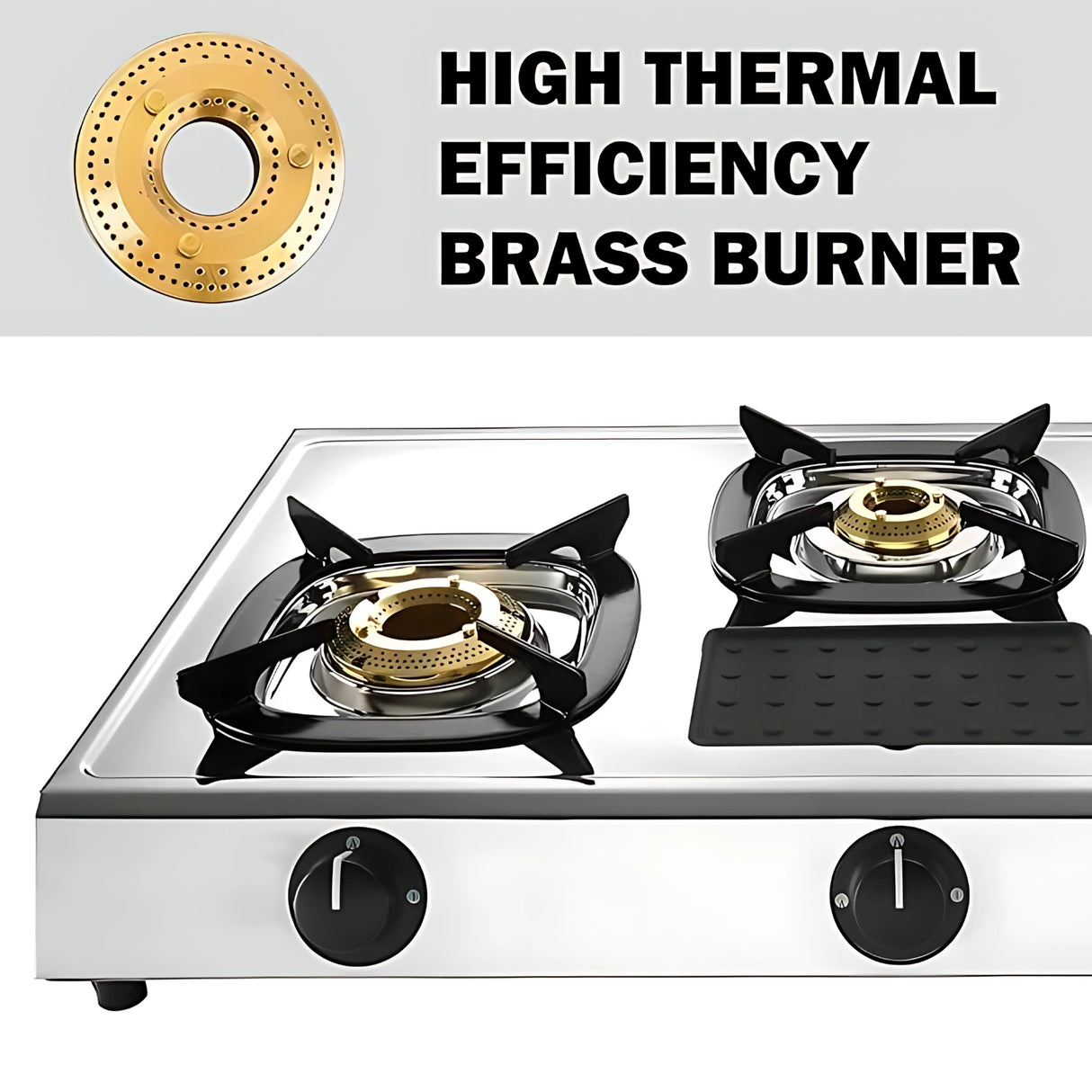 Butterfly Matchless 3Burner Gas Stove Stainless Steel -  Silver