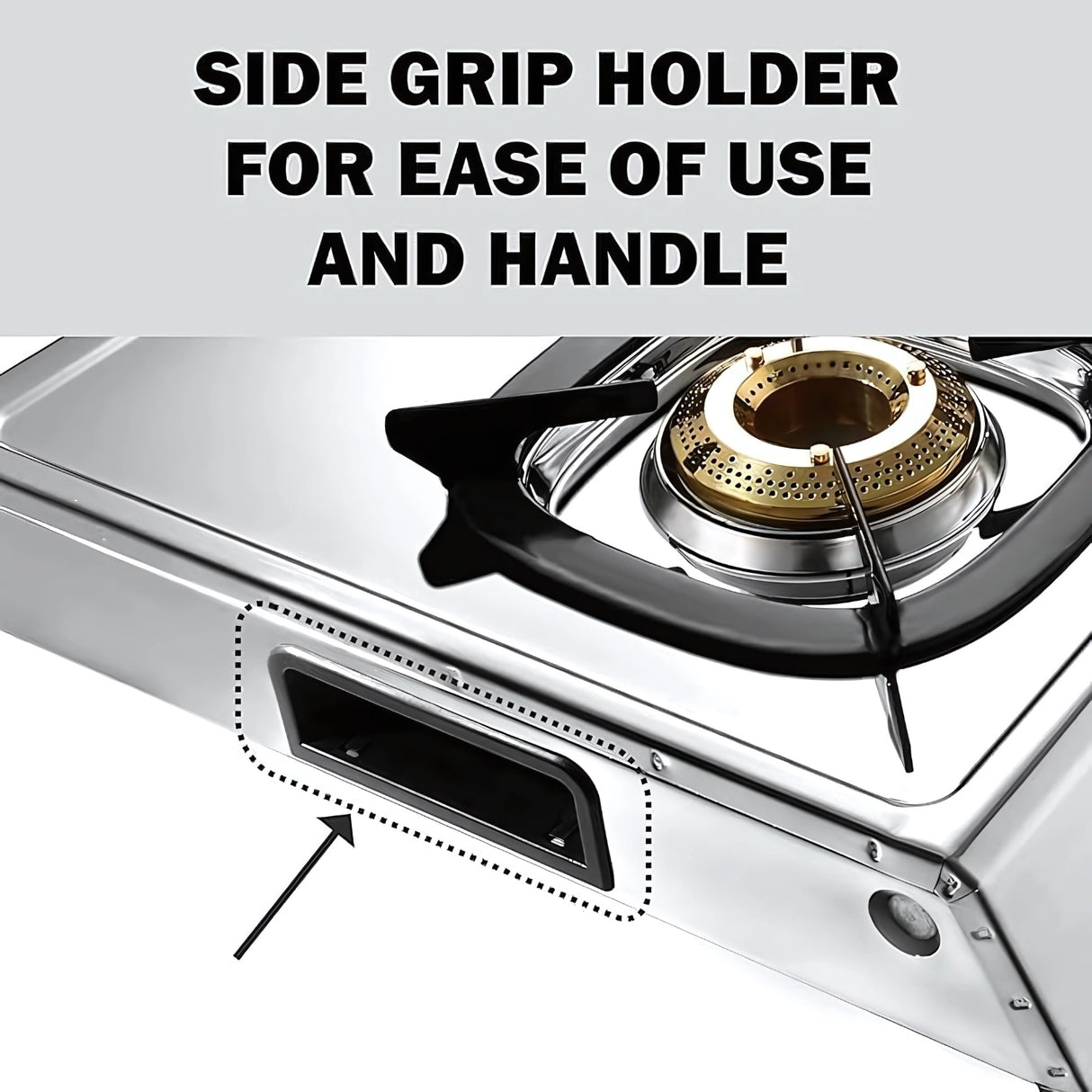 Butterfly Matchless 3Burner Gas Stove Stainless Steel -  Silver