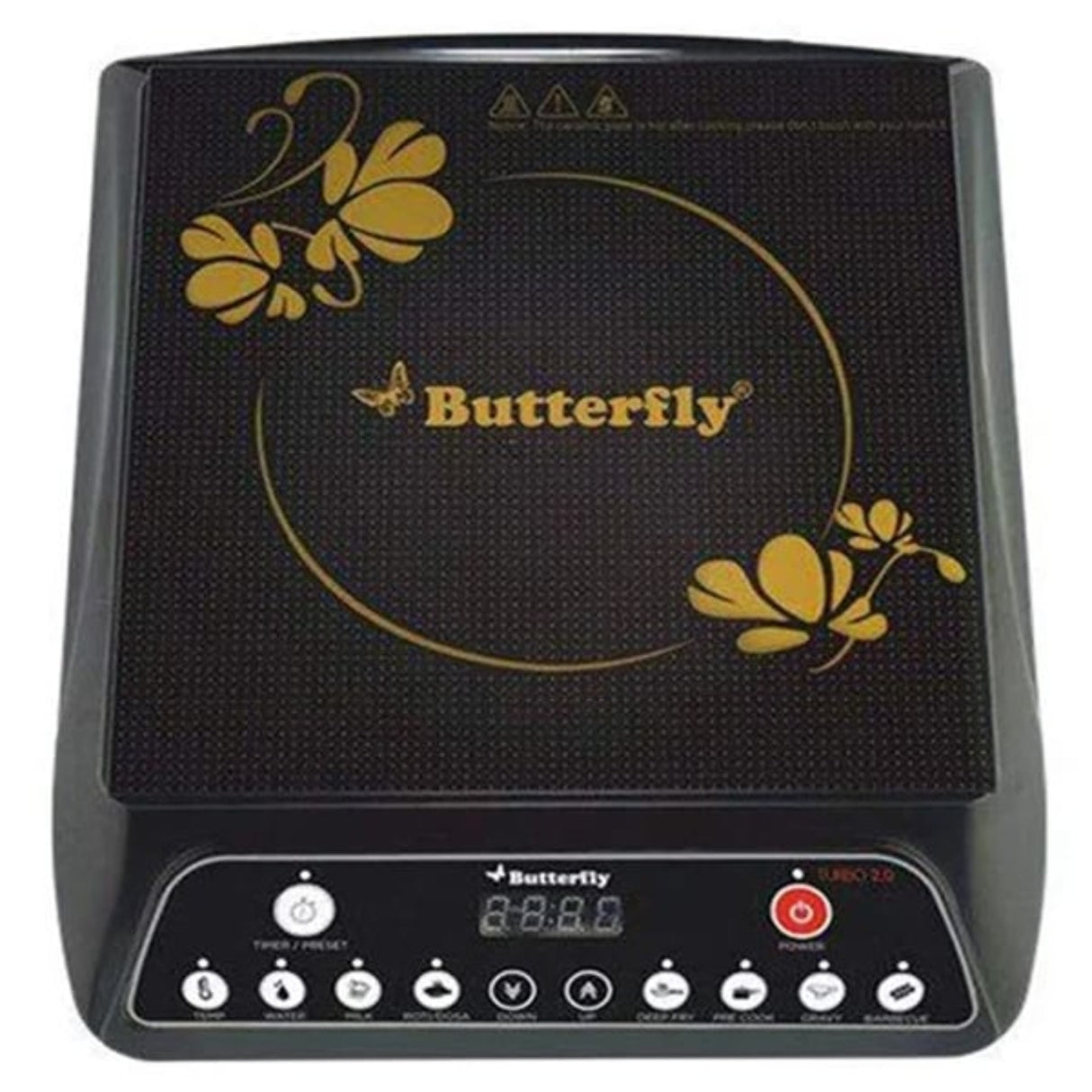 Butterfly Power Hob Turbo Plus Induction 1800 Watts - Black