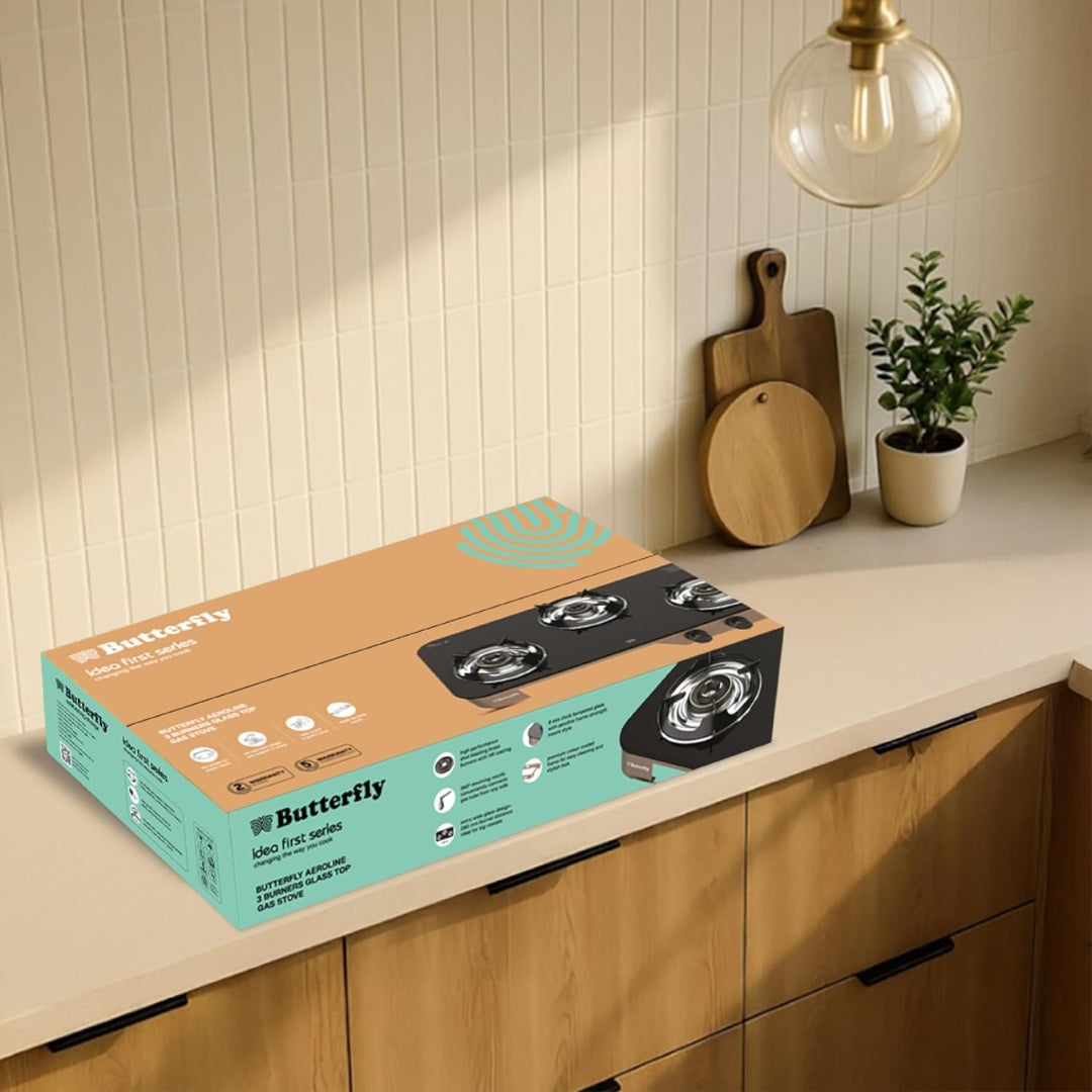 BUTTERFLY AEROLINE GLASS COOKTOP 3B STOVE-L5013B000006