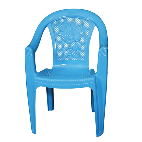 Settle Flex Arm Plastic Chair - Light Blue