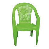 Settle Flex Arm Plastic Chair - Light Green