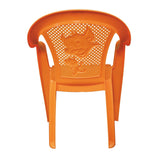 Settle Flex Arm Plastic Chair - Light Orange