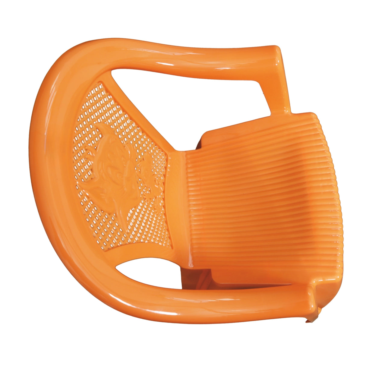 Settle Flex Arm Plastic Chair - Light Orange