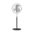 Bajaj Hurricane 251347 Pedestal Fan 450 mm - Black and Chrome_Front View