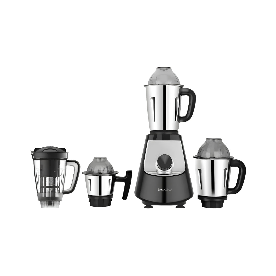Bajaj Military Series Evoque 4 Jar 1000 W Mixer Grinder - Jet Black_Front View