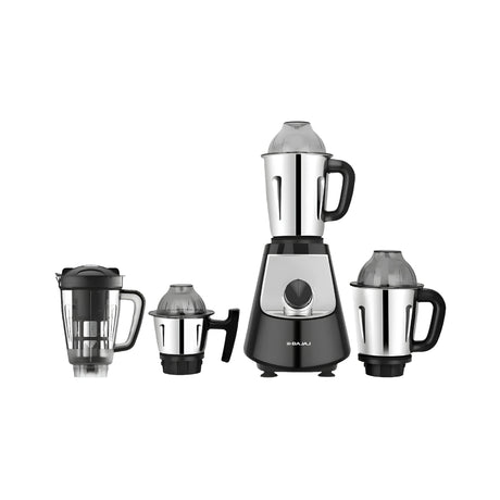 Bajaj Military Series Evoque 4 Jar 1000 W Mixer Grinder - Jet Black_Front View